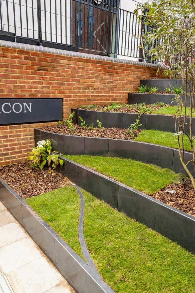 Anco Steel Retaining Wall - Straight panels Powder caoted