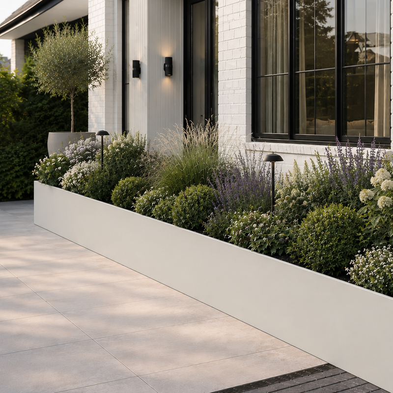 Contour Raised Bed Powder Coated - 500mm High GardenEdgingOnline.com