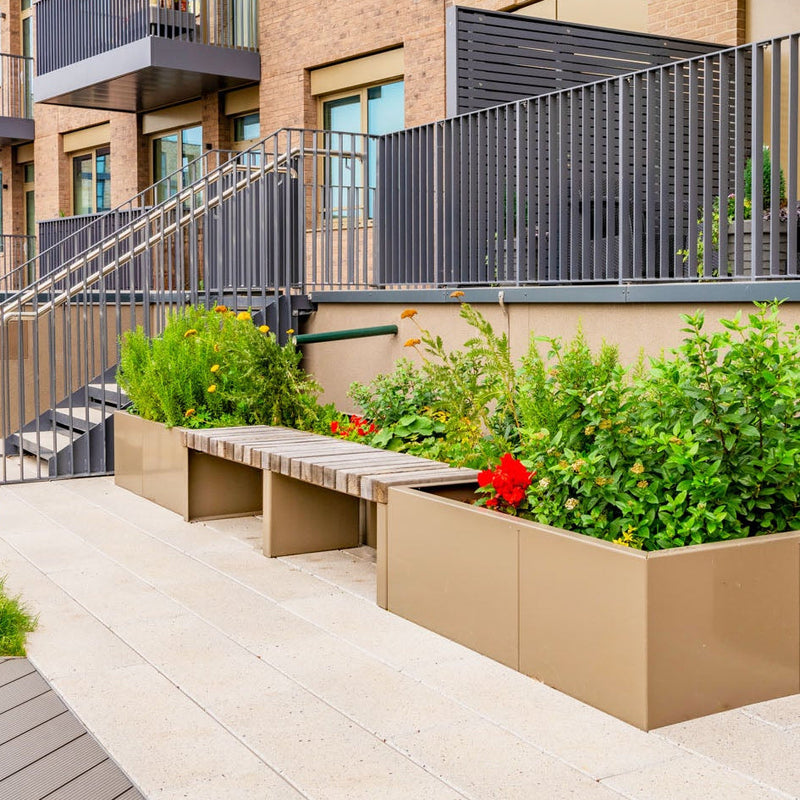Contain Garden Planter - Rectangular Planter Trough GEO