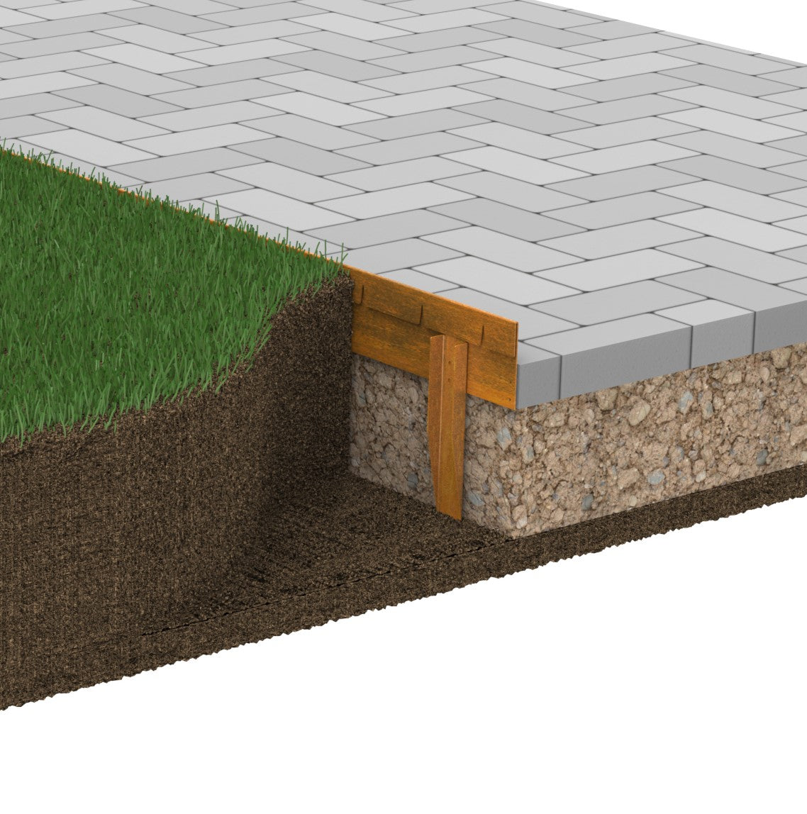 Groundline - Edge height 50mm GEO