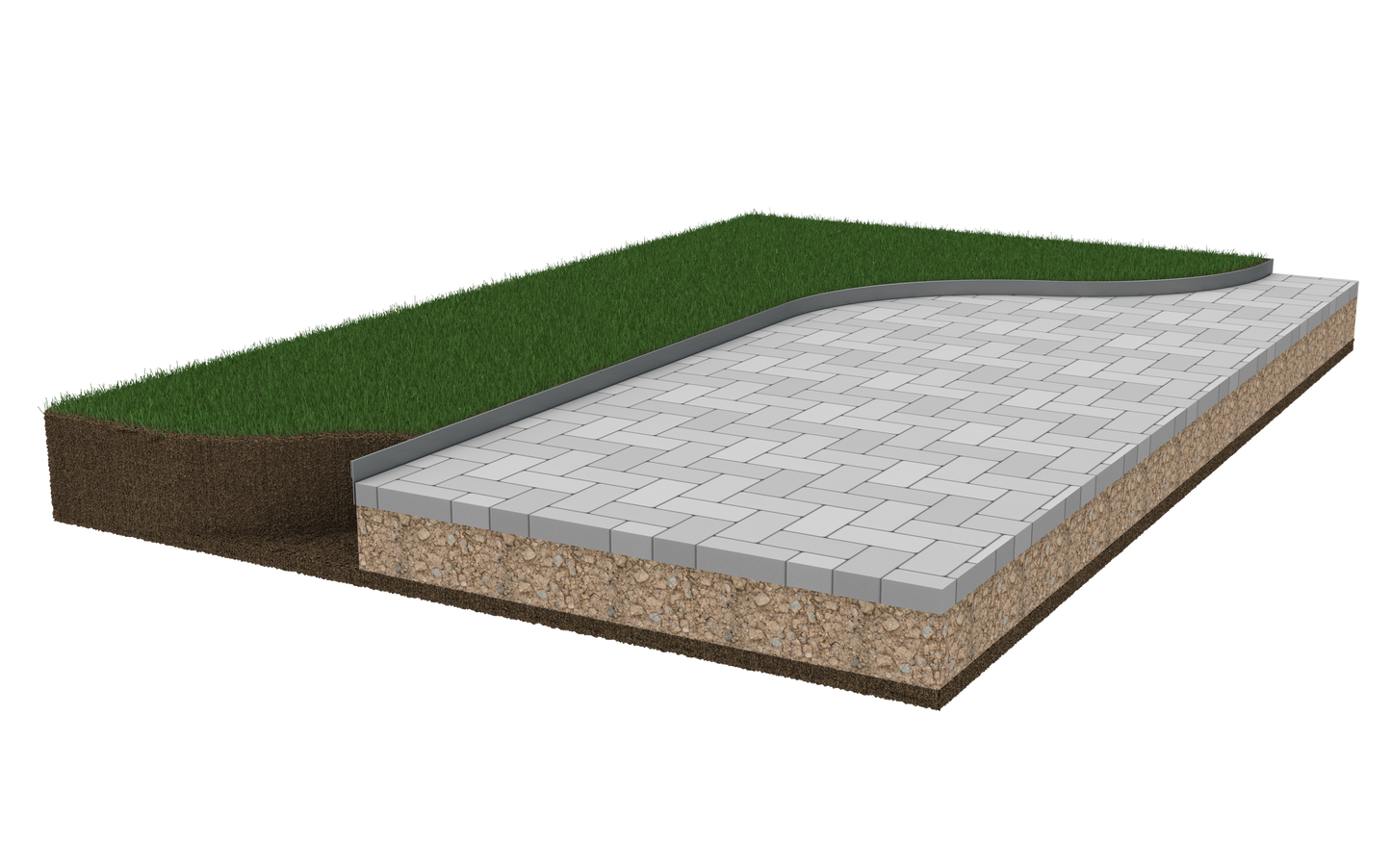 Groundline - Edge height 150mm GEO