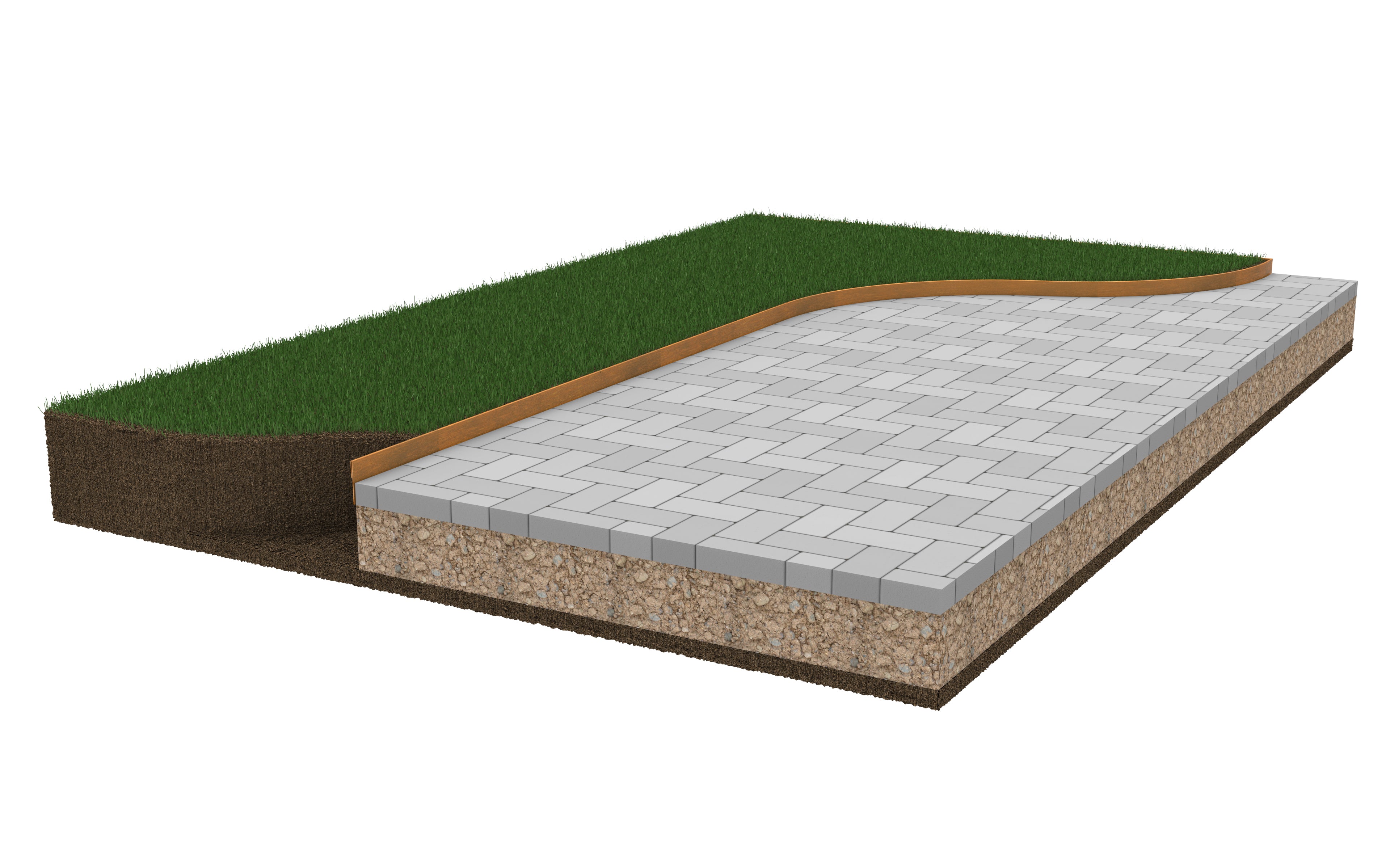 Load video: Groundline. The best lawn edging
