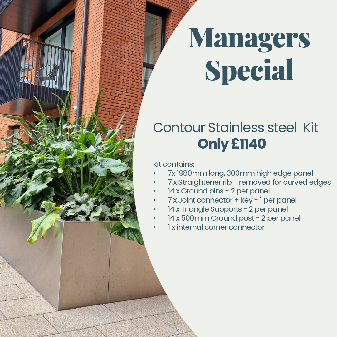 Contour Stainless Steel - Managers Special GardenEdgingOnline.com