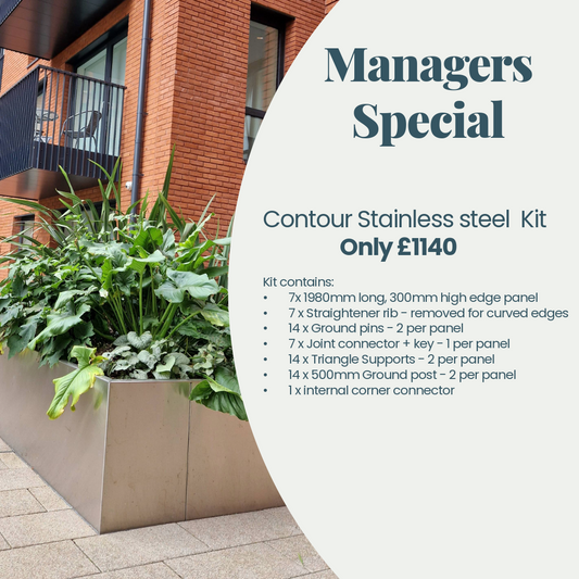 Contour Stainless Steel - Managers Special GardenEdgingOnline.com
