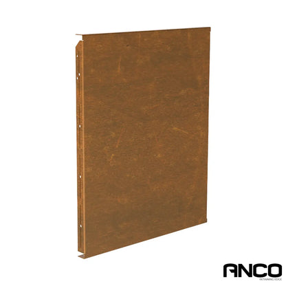 600mm high steel edge 