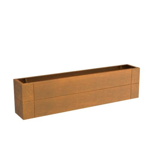Linnear Rectangular 600mm planter GardenEdgingOnline.com